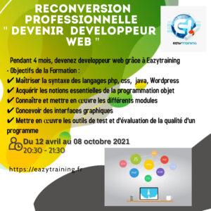 Eazytraining Reconversion Développement Web