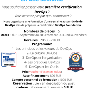 EAZYTraining - Préparation à la certification DevOps Foundation
