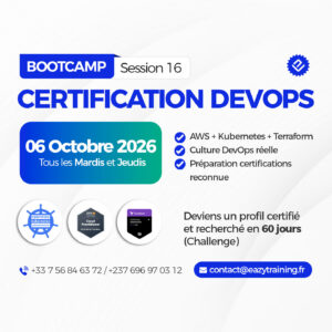 EAZYTraining Formation Certification DevOps BootCamp Octobre 2026