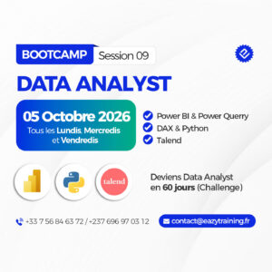 EAZYTraining Formation Data BootCamp Octobre 2026 (Copie)