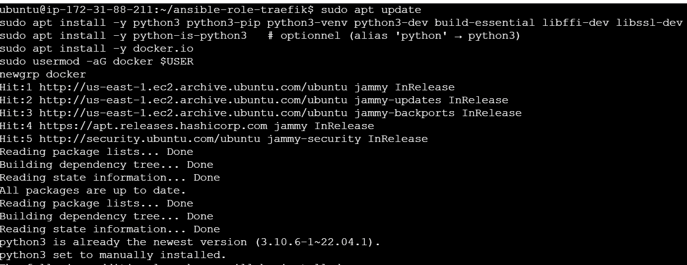 Installation de packer